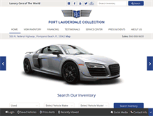 Tablet Screenshot of ftlauderdalecollection.com